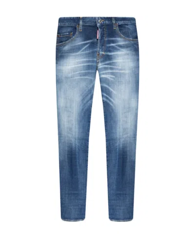 Dsquared2 Slim-cut Denim Jeans In Blue