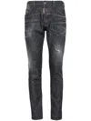 Dsquared2 Mens Black Cool Guy Washed-effect Denim Jeans In Black
