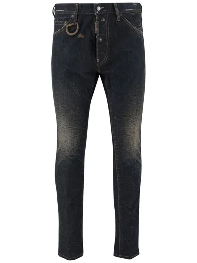 Dsquared2 Slim-fit Dark Denim Jeans In Black