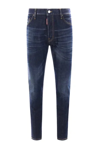 Dsquared2 Slim-fit Denim Jeans With Classic Five-pocket Design In Blue