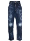 Dsquared2 Slim Fit Denim Trousers In Blue