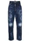 Dsquared2 Slim Fit Denim Trousers In Blue