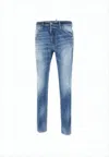 Dsquared2 Slim-fit Distressed Denim Jeans In Blue