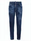 Dsquared2 Slim-fit Distressed Denim Pants In Blue