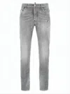 Dsquared2 Slim Fit Distressed Denim Pants In White