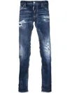 DSQUARED2 SLIM-FIT DISTRESSED-FINISH JEANS