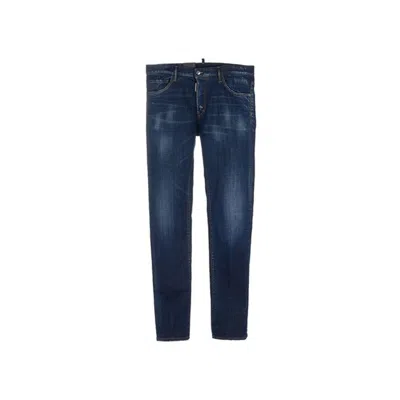 DSQUARED2 SLIM-FIT INDIGO COTTON DENIM JEANS