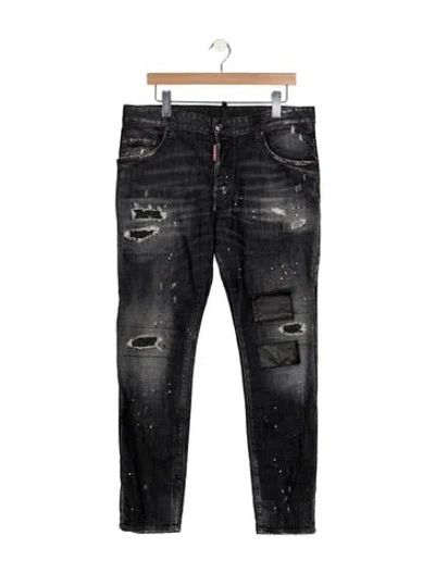 Pre-owned Dsquared2 Slim Fit Jeans In Black