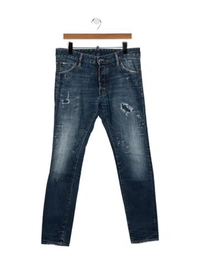 Pre-owned Dsquared2 Slim Fit Jeans In Blue