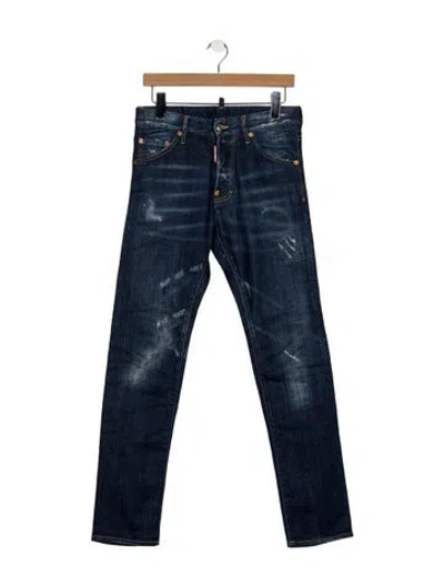 Pre-owned Dsquared2 Slim Fit Jeans In Blue