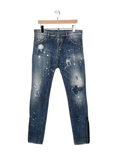 Pre-owned Dsquared2 Slim Fit Jeans In Blue