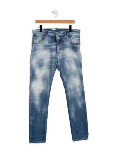 Pre-owned Dsquared2 Slim Fit Jeans In Blue