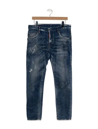 Pre-owned Dsquared2 Slim Fit Jeans In Blue