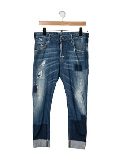 Pre-owned Dsquared2 Slim Fit Jeans In Blue