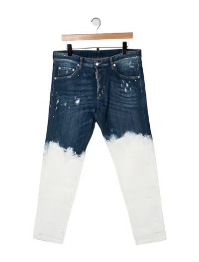 Pre-owned Dsquared2 Slim Fit Jeans In Blue