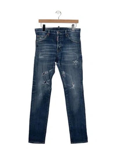 Pre-owned Dsquared2 Slim Fit Jeans In Blue