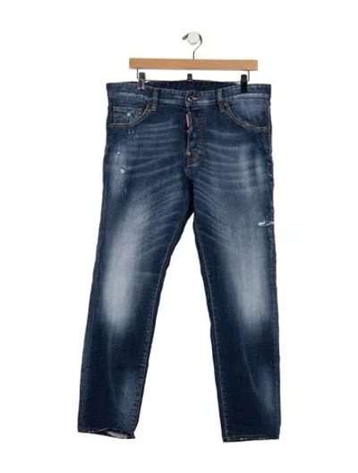 Pre-owned Dsquared2 Slim Fit Jeans In Blue