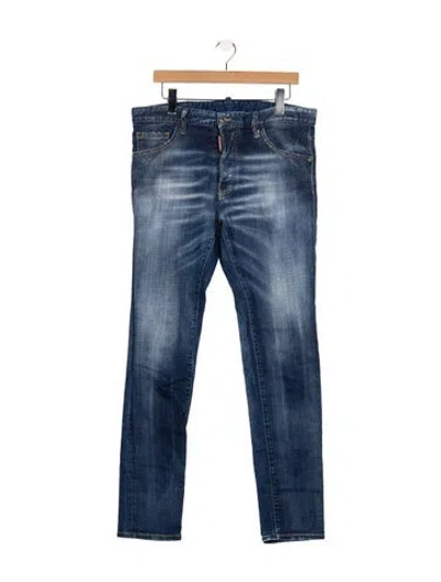 Pre-owned Dsquared2 Slim Fit Jeans In Blue