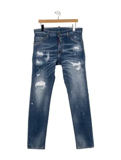 Pre-owned Dsquared2 Slim Fit Jeans In Blue