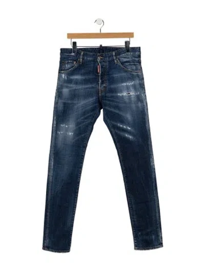 Pre-owned Dsquared2 Slim Fit Jeans In Blue