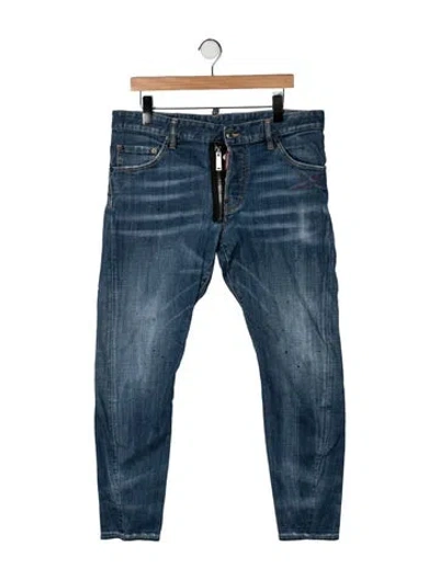 Pre-owned Dsquared2 Slim Fit Jeans In Blue