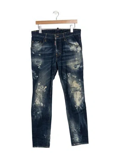 Pre-owned Dsquared2 Slim Fit Jeans In Blue