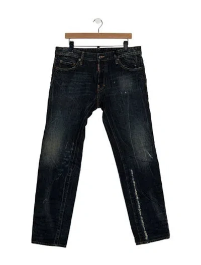 Pre-owned Dsquared2 Slim Fit Jeans In Blue