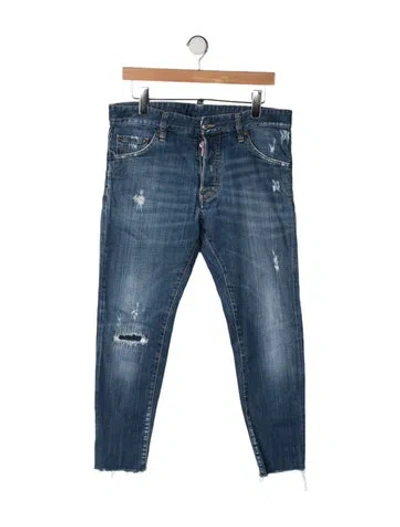 Pre-owned Dsquared2 Slim Fit Jeans In Blue