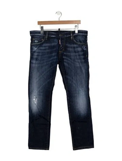 Pre-owned Dsquared2 Slim Fit Jeans In Blue