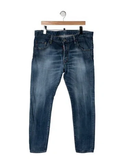 Pre-owned Dsquared2 Slim Fit Jeans In Blue