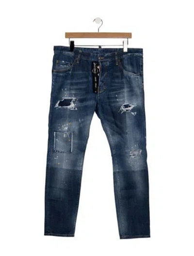 Pre-owned Dsquared2 Slim Fit Jeans In Blue