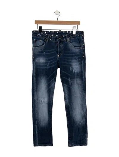 Pre-owned Dsquared2 Slim Fit Jeans In Blue