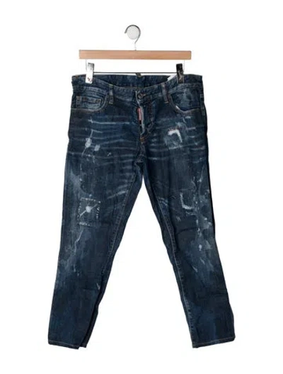 Pre-owned Dsquared2 Slim Fit Jeans In Blue