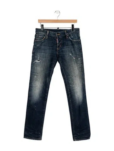 Pre-owned Dsquared2 Slim Fit Jeans In Blue