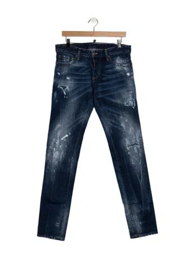 Pre-owned Dsquared2 Slim Fit Jeans In Blue