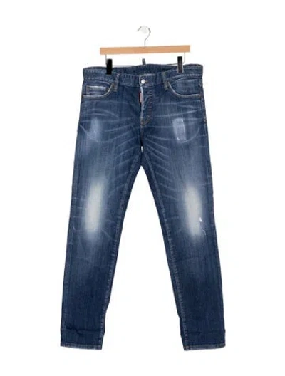 Pre-owned Dsquared2 Slim Fit Jeans In Blue