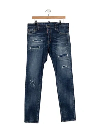 Pre-owned Dsquared2 Slim Fit Jeans In Blue