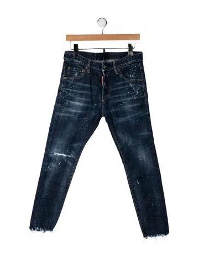 Pre-owned Dsquared2 Slim Fit Jeans In Blue