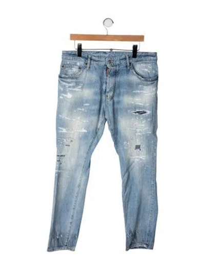Pre-owned Dsquared2 Slim Fit Jeans In Blue