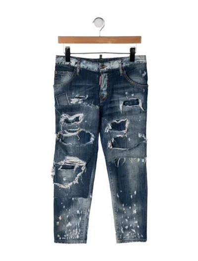 Pre-owned Dsquared2 Slim Fit Jeans In Blue