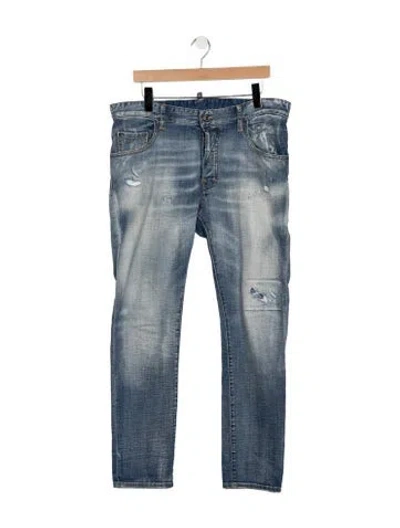 Pre-owned Dsquared2 Slim Fit Jeans In Blue
