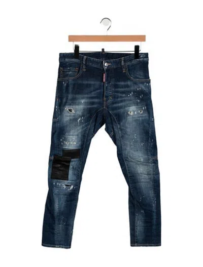 Pre-owned Dsquared2 Slim Fit Jeans In Blue