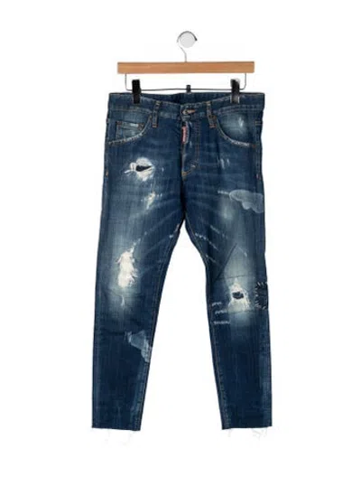 Pre-owned Dsquared2 Slim Fit Jeans In Blue