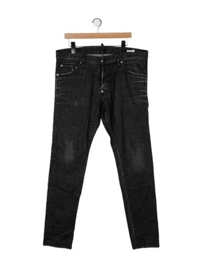 Pre-owned Dsquared2 Slim Fit Jeans In Gray