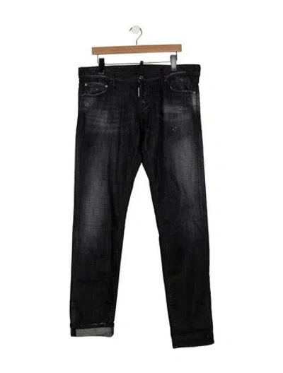 Pre-owned Dsquared2 Slim Fit Jeans In Grey