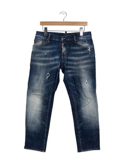 Pre-owned Dsquared2 Slim Fit Jeans W/ Tags In Blue