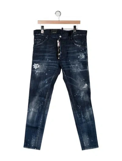 Pre-owned Dsquared2 Slim Fit Jeans W/ Tags In Blue