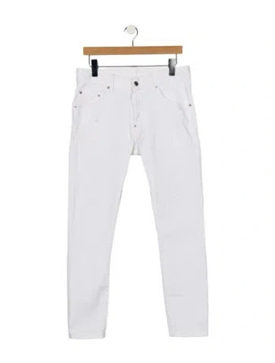 Pre-owned Dsquared2 Slim Fit Jeans In White