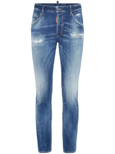 DSQUARED2 DSQUARED2 SLIM-FIT JEANS WITH A WORN EFFECT