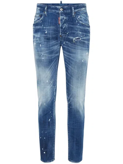DSQUARED2 DSQUARED2 SLIM-FIT SKATER JEANS WITH DISTRESSED DETAILING